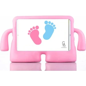 Samsung Galaxy Tab A SM-T510(2019) ile Uyumlu Silikon Kollu Çocuklar Için Tablet Kılıfı