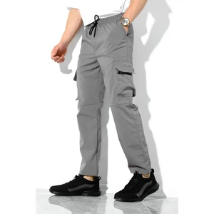 Luigi Slim Fit Kort Paraşüt Kargo Cepli Outdoor Erkek Eşofman Alt