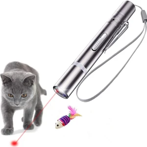 LED Pointer - USB Şarjlı Haustier Interaktives Spielzeug Mit Sisalmaus (Yurt Dışından)