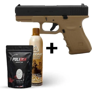 Glock 19 Gen3 Tan + Green Gas +0.20GR Bb