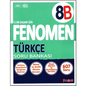 Fenomen Yayıncılık Fenomen 8. Sınıf Lgs Türkçe Soru Bankası (B)