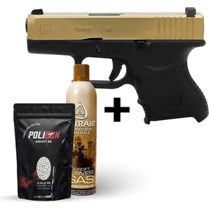 Glock 27 Gen3 Titanium Gold + Green Gas +0.20GR Bb