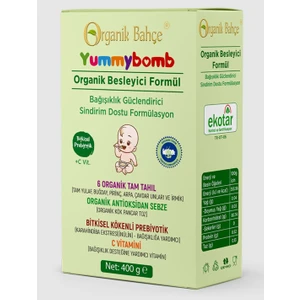 Organik Bahçe Yummybomb Organik Besleyici Formül 6 Tam Tahıllı Sebzeli Prebiyotik C Vitaminli Mama 400 gr