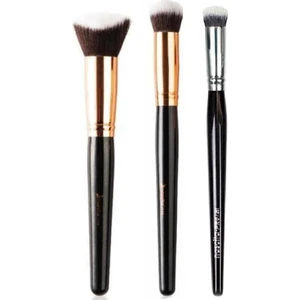 Kapatıcı Fırçası 136+3d Kabuki Fondöten Fırçası 135+Pro Yuvarlak Uçlu Kapatıcı Fırçası 0267-3'Lü Set