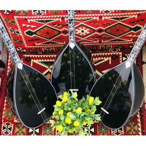 Emir Müzik Siyah Inci Yarı Profesyonel Kısa Sap Bağlama