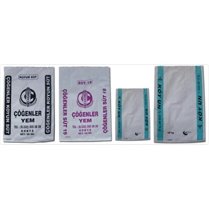 Baskılı Çuval Beyaz İnşaat Moloz Çöp Çuvalı - 50 x 90 Cm - 10 Adet