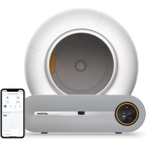 BF01 Akıllı Otomatik Kedi Tuvaleti, Tuya App-Wifi Uzaktan Kontrol, 65LT Hazne, 9lt Çöp Haznesi-Uv Kötü Koku Temizleme, Ağırlık Sensörlü