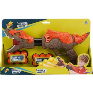 Zapp Toys Sünger Top Atan Dinozor Tabanca - Kahverengi