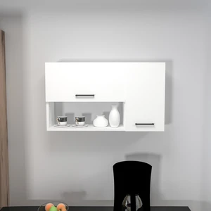 Akasya Çok Amaçlı Dolap – Beyaz Banyo Ve Mutfak Için Kapaklı Saklama Dolabı