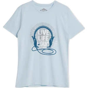 Lee Cooper Paul Erkek O Yaka T-Shırt Mavi