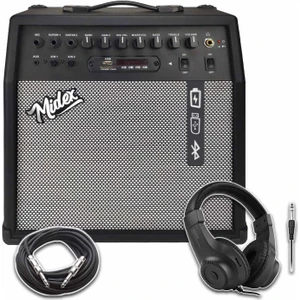 MGA-50HD Elektro Gitar Amfisi 50 Watt USB Bluetooth Şarjlı 4 Girişli (Kulaklık ve Kablo Dahil)