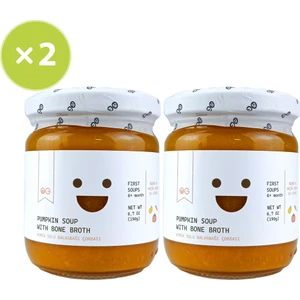 OG natural 2'li Kemik Sulu Balkabağı Çorbası 190 gr +6  Ay