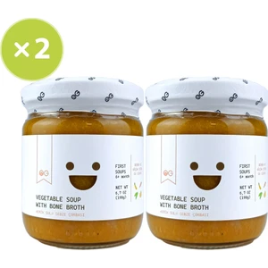 OG natural 2'li Kemik Sulu Sebze Çorbası 190 gr +6  Ay