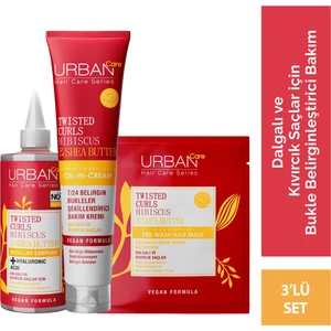 Urban Care Twisted Curls Hibiscus & Shea Butter Serisi 3'lü Set