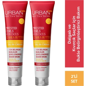 Urban Care Twisted Curls Hibiscus & Shea Butter Durulanmayan Bakım Kremi 175 Ml X2