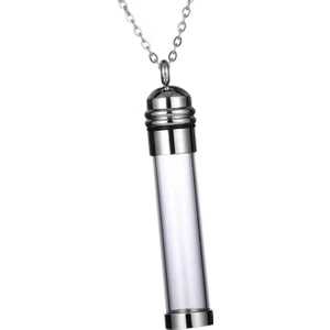 Kremasyon Urn Kolye Parfüm Sahibi Minimalist Açılabilir Yas (Yurt Dışından)