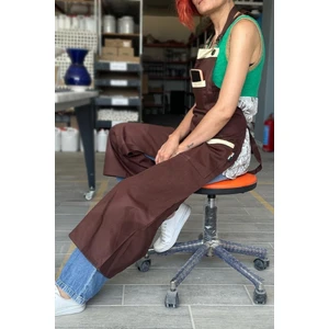 Giyilebilir Atölye Önlüğü - Kahverengi