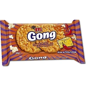 Gong Peynir ve Acılı Mısır ve Pirinç Patlağı 68 gr x 16 Adet