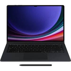 Galaxy Tab S9 Ultra Mousepadli Klavyeli Kapaklı Kılıf - Siyah