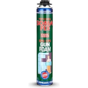 750 ml - 940 Gr Tabancalı Mantolama Poliüretan Köpük Tam Gramajlı Az Şişen Yapıştırma Izolasyon Pu Köpük