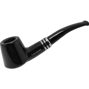 Siyah Parlak Sandalwood Bilezikli Ahşap Pipo RC98