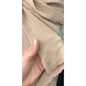 Örme Bürümcük Kumaş Likralı Çift En Açık Kahverengi ( Crop-Bluz-Pantolon-Elbise Vs)