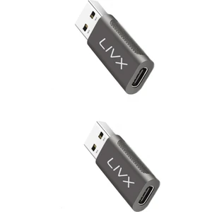 Type C To USB 3.0 Çevirici Dönüştürücü Otg Adaptör Lva-Otgcf 2 Adet