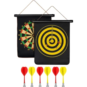 6 Oklu Mıknatıslı Dart Seti Çift Yönlü Manyetik Duvara Zarar Vermeyen Dart Oyunu