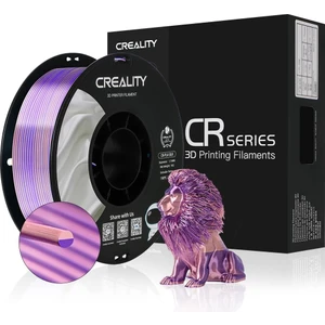 Creality Cr-Sılk Pla Filament Cr-Silk Pembe Mor Çift Renk 1.75MM 1kg Standart