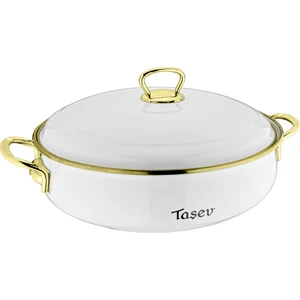Basık Tencere Beyaz 26 cm