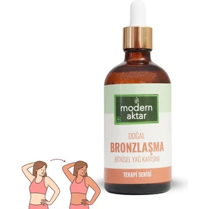 Modern Aktar Doğal Bronzlaşma Yağ Karışımı 100  ml