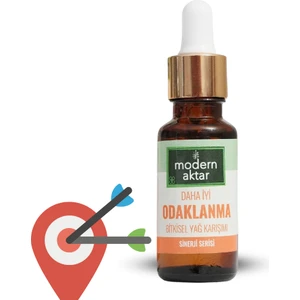 Modern Aktar Daha Iyi Odaklanma Bitkisel Yağ Karışımı 20 ml