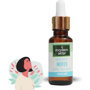 Modern Aktar Daha Kolay Nefes Bitkisel Yağ Karışımı 20 ml