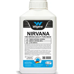 500 ml  Nirvana 3m Merck  Saf Gliserin Propilen Glikol Vg Pg Base Nbase 9 Mg