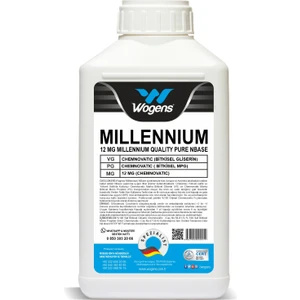 500 ml  Millennium Saf Gliserin Propilen Glikol Vg Pg Base Nbase 12 Mg