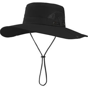 Erkek Visor Bucket Şapka Dağcılık Şapkası (Yurt Dışından)