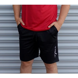 Vesla Sportswear Erkek Şort Vesla El Yazısı Baskılı Spor Şort Eşofman