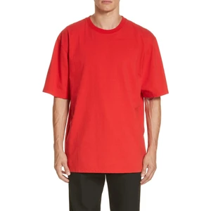 The Wert Ünisex Oversize Kırmızı Düz Renk T-Shirt