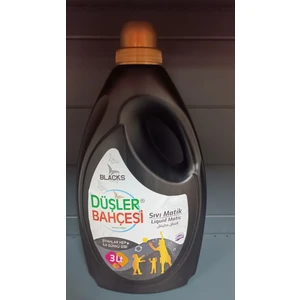 Düşler Bahçesi Sıvı Deterjan Siyahlar 3 Lt