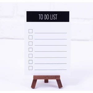 To do list, siyah not kartı, 12 x 17 cm  2 adet