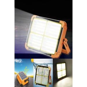 Taşınabilir Solarlı Çalışma ve Kamp Işığı, Powerbanklı Güneş Enerjili Işıldak, Fener