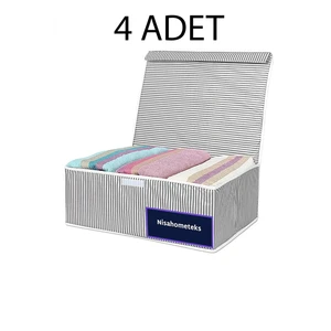 4 Adet Baza & Çekyat Altı Kutu Hurç 50X40X19 cm