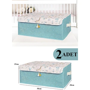 2 Adet Baby Baza Boy Kapaklı Kutu Hurç
