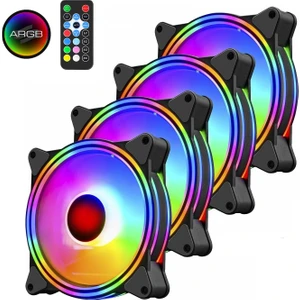 Spectre Pro Sessiz 4X120MM Kumandalı Argb Fan Seti Kasa Fanı
