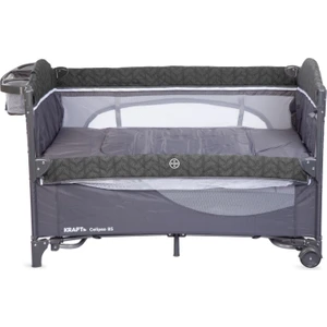 Calipso Bedside Anne Yanı Oyun Parkı 70 x 120 cm Dark Grey