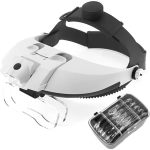 Kafa Tipi Işıklı Büyüteç 5 Mercekli N:MG81001-H