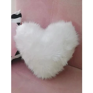 Yılmaz Home Peluş Kalp Içi Dolu Dekoratif Yastık