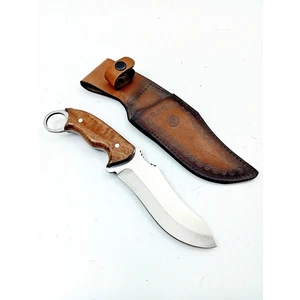 25.5 cm Paslanmaz Çelikten Av ve Kamp Bıçağı , Outdoor Bıçak , Avcı Bıçağı ,isme Özel Hediye