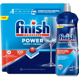 Hepsi Bir Arada 100 Tablet ve Parlatıcı 800 ml