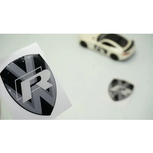 Volkswagen R Line Çamurluk Yanı Damla Desen Logo Arma Seti